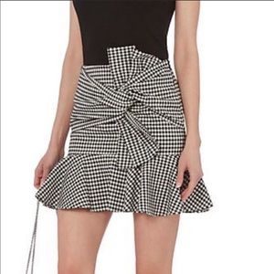 Veronica Beard Gingham Skirt